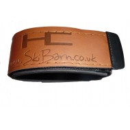 Leather look velcro ski ties / ski straps
