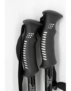 PAIR of Ultra Light Brand New Ski Poles - NORTH STIX- WHITE & BLACK - 105cm 2