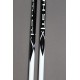 PAIR of Ultra Light Brand New Ski Poles - NORTH STIX- WHITE & BLACK - 105cm