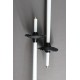 PAIR of Ultra Light Brand New Ski Poles - NORTH STIX- WHITE & BLACK - 105cm