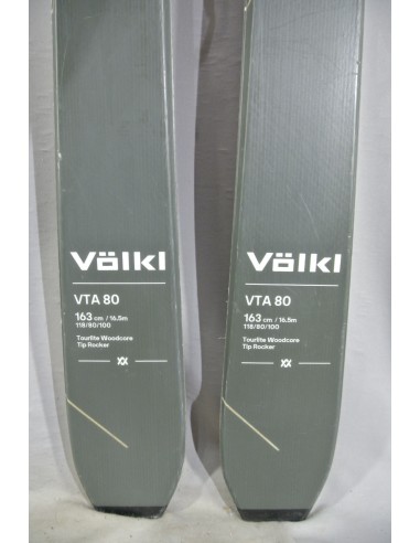 Touring Light-VOLKL VTA 80 - Fritschi Xenic10 bindings & SKINS - 163cm