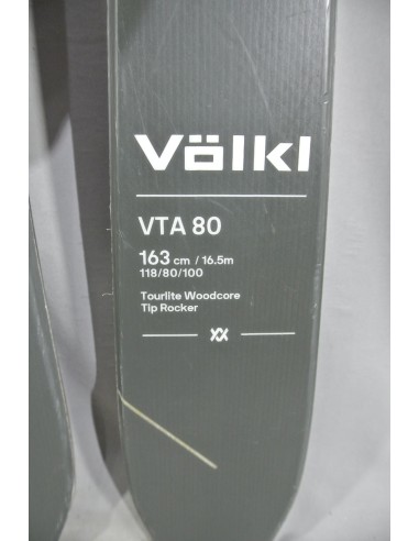 Touring Light-VOLKL VTA 80 - Fritschi Xenic10 bindings & SKINS - 163cm