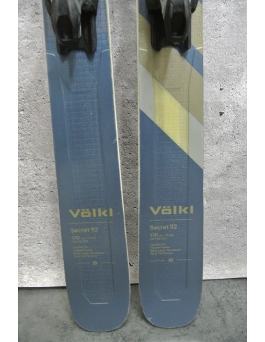 All Mountain - VOLKL SECRET 92 with Marker Griffon bindings - 163cm